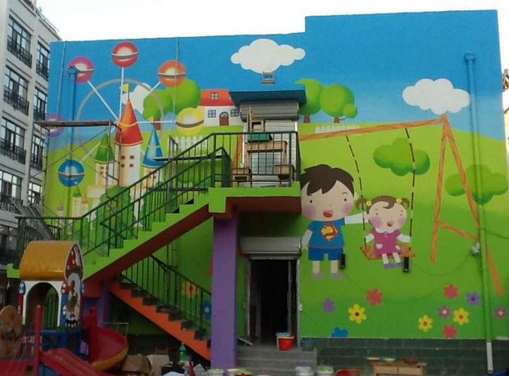 幼兒園建筑彩繪設(shè)計(jì)需要整體規(guī)劃
