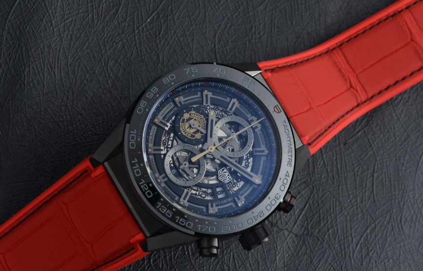 傳奇的泰格豪雅卡萊拉繫列Calibre Heuer 01曼聯三冠王限量版腕錶